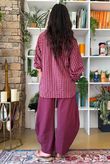 Vivienne Plaid Heathcliff Blouse Burgundy & Russet